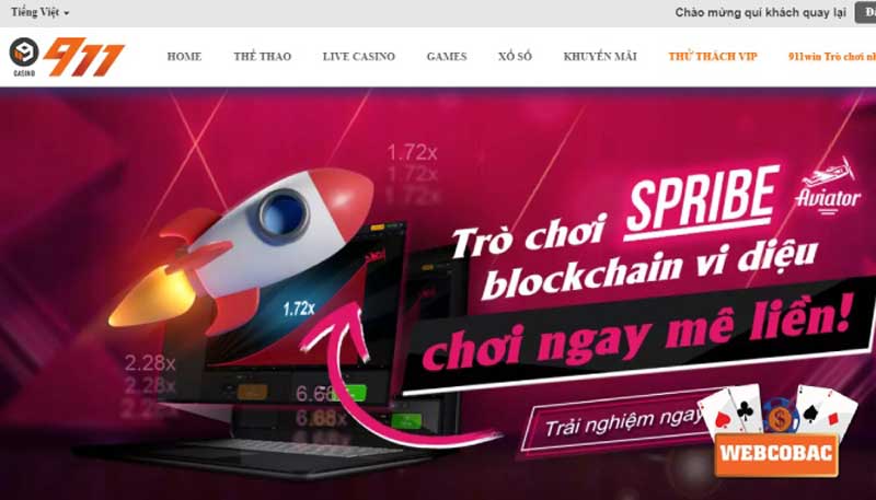 Casino 911 - Cổng game uy tín, đổi thưởng an toàn