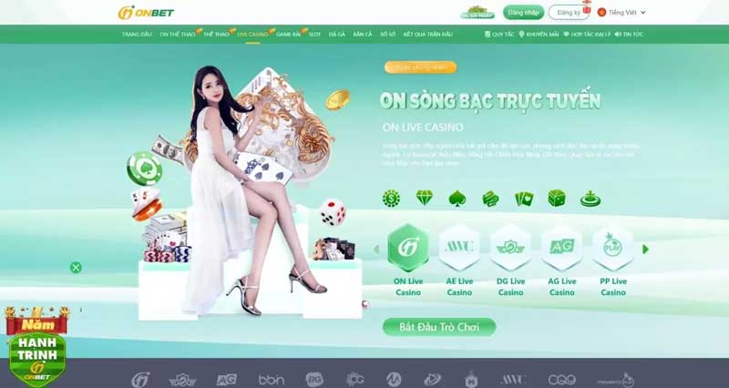 Casino OnBet - Sòng bạc trực tuyến hàng đầu châu Á